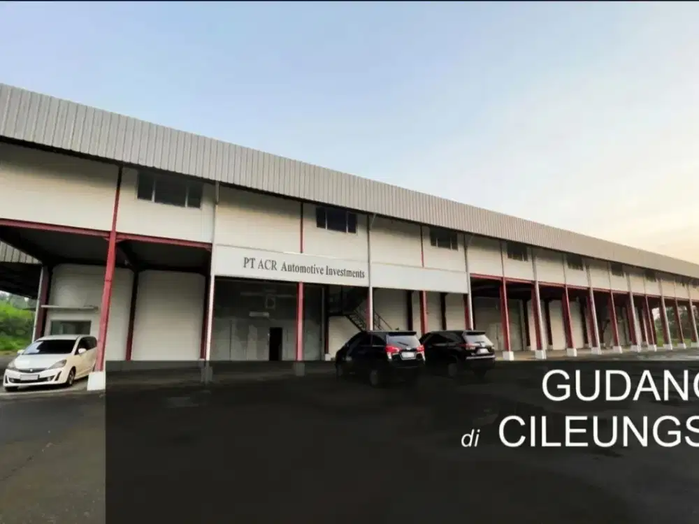 Lelang Murah Gudang Bagus Strategis Di Klapanunggal Cileungsi Bogor