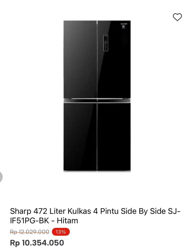 KULKAS MULTIDOOR SHARP 472liter