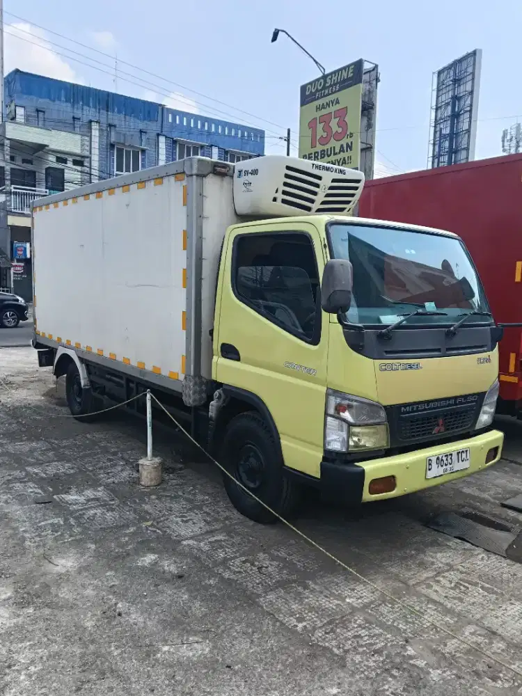 Mitsubishi Colt diesel Canter FE71 ps110 engkel Long box freezer 2016