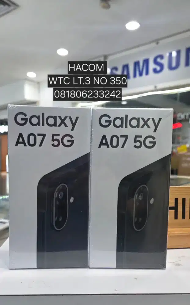 Samsung A07 5G 6+6/128 Baru garansi resmi