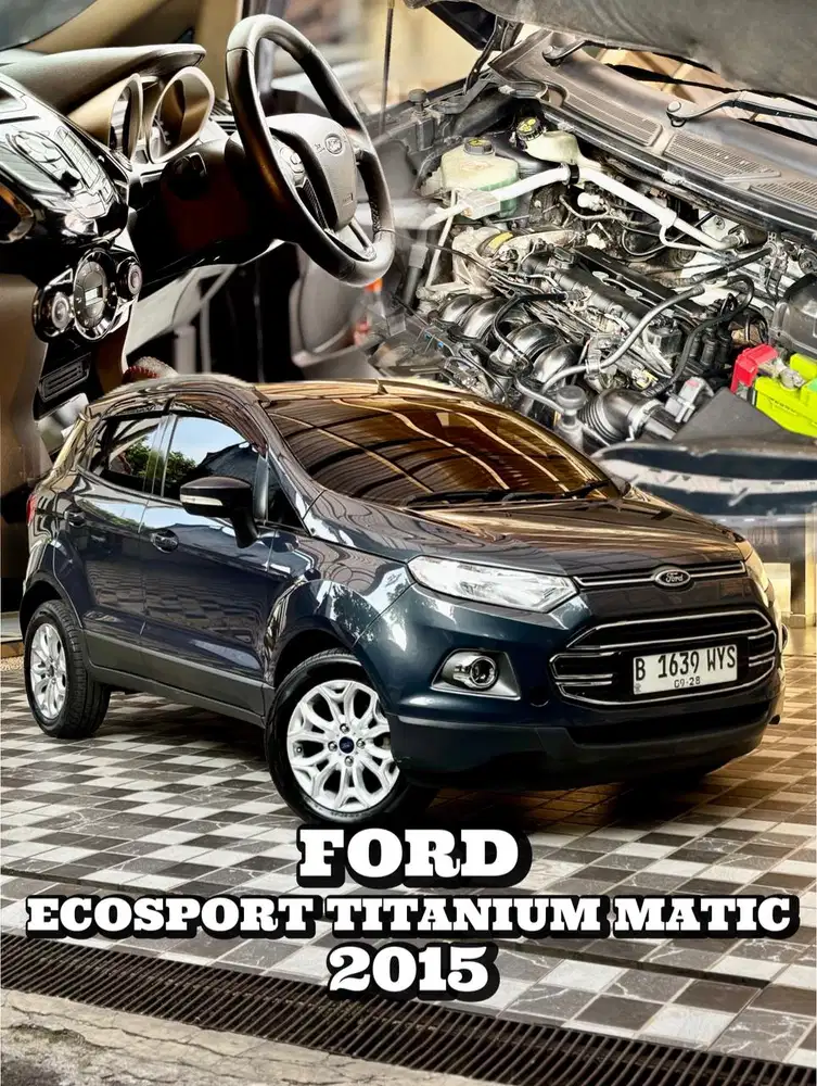 Ford Eco Sport Titanium Sunroof AT Matic 2015 Siap Pakai