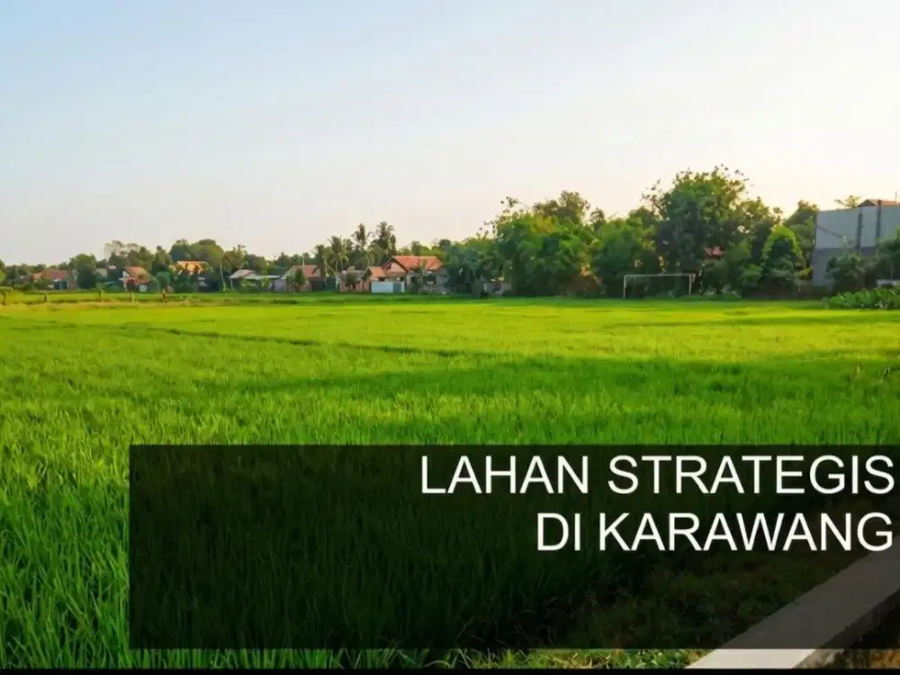 Lelang Tanah Kosong Luas Strategis Di Kawasan Teluk Jambe Timur Karawang