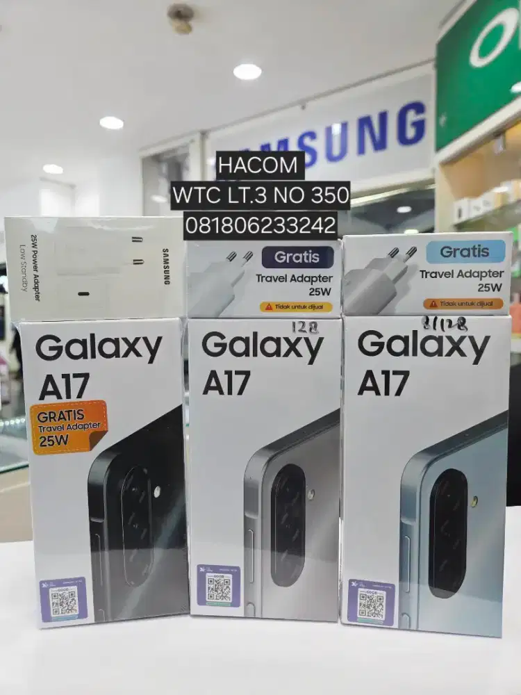 Samsung A17 8+8/128 Baru garansi resmi