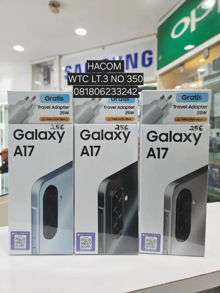 Samsung A17 8+8/256 Baru garansi resmi