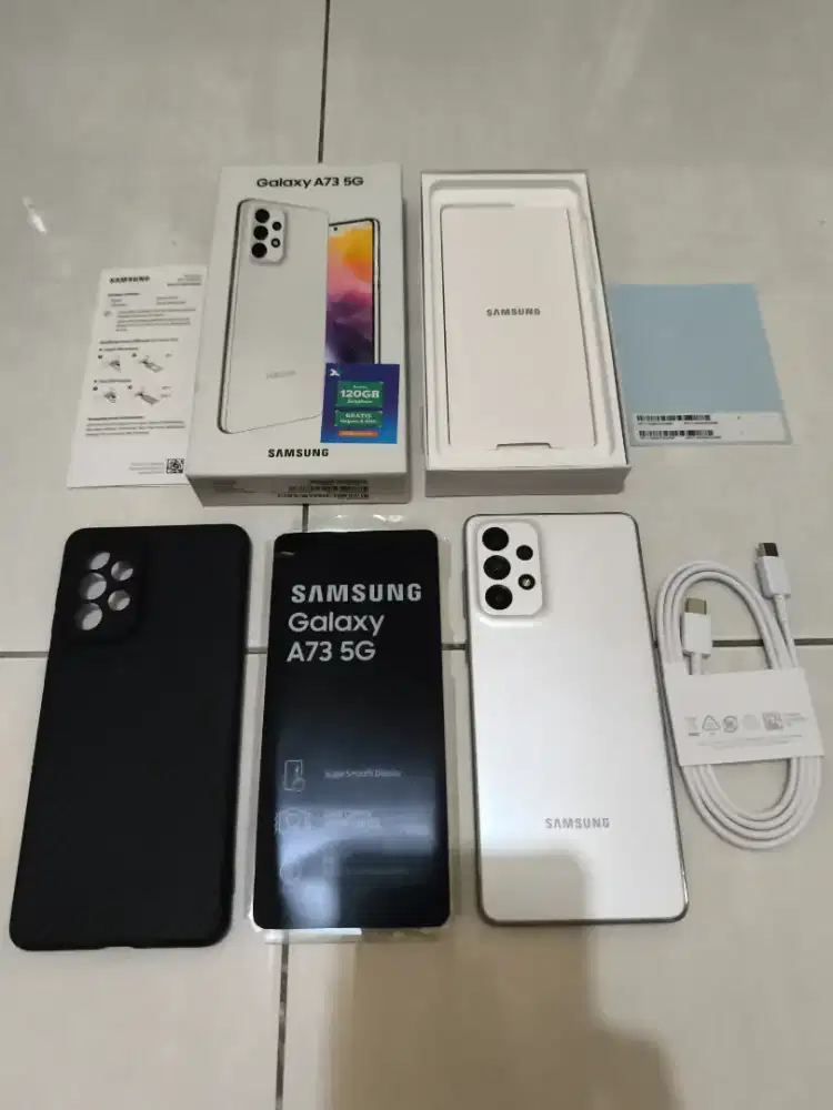 Samsung a73 5G 8/256 awesome white mulus sein
