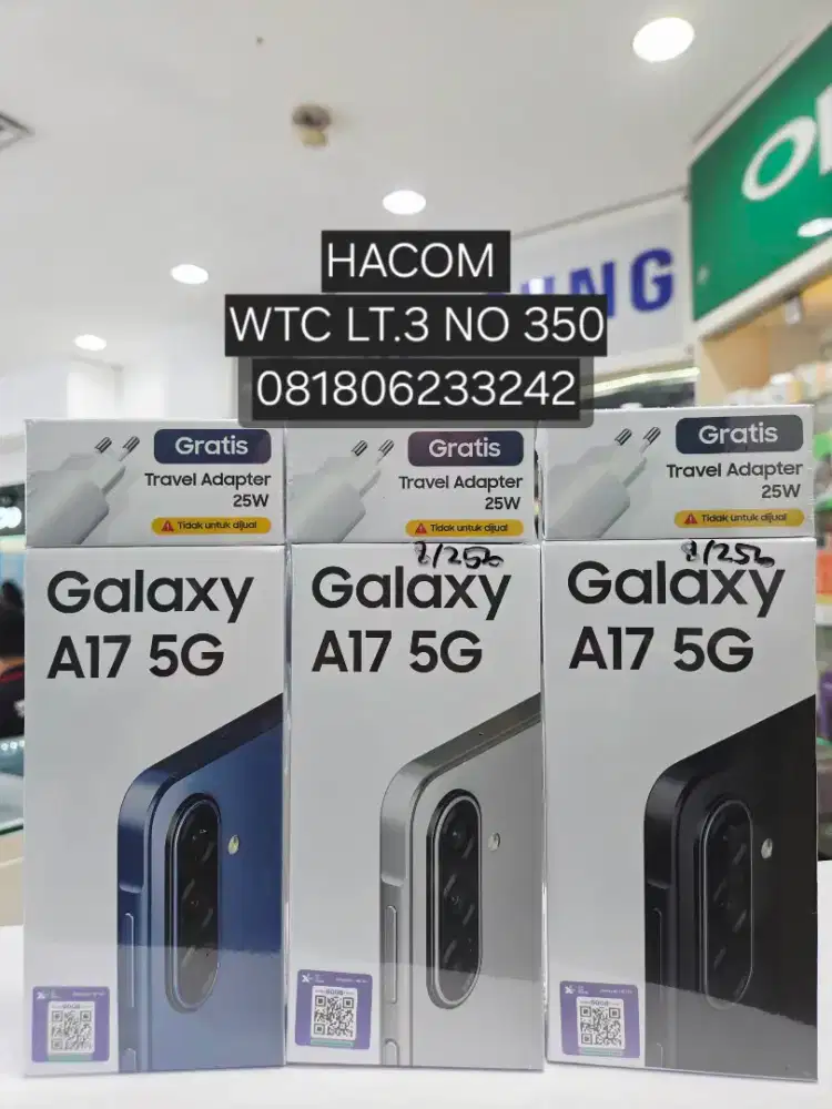 Samsung A17 5G 8+8/256 Baru Garansi resmi