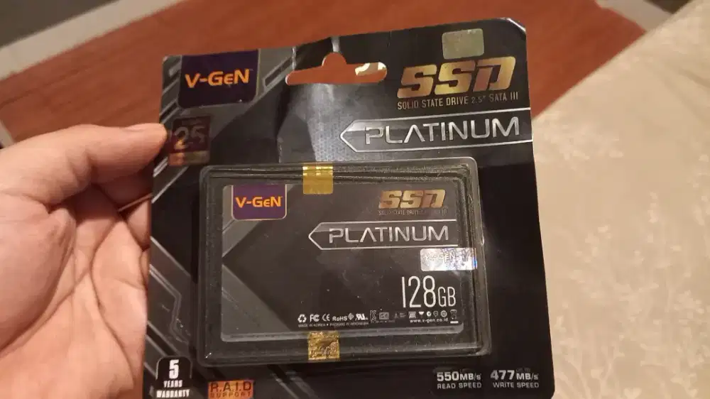 SSD Solid State Drive V-GeN Platinum 128GB SATA 3 SSD SATA III VGEN
