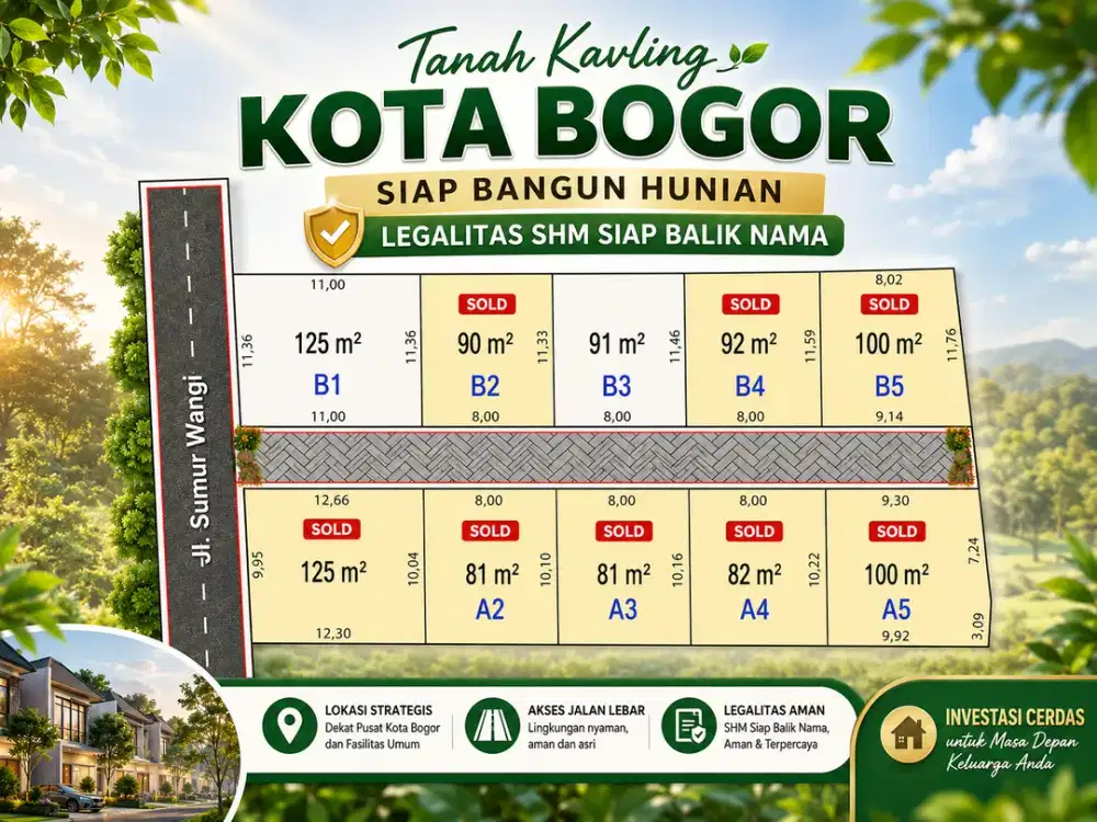 Kavling Murah 2 Jt-an SHM, Dekat Pintu Tol Kayu Manis