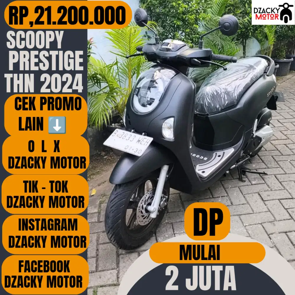 SCOOPY PRESTIGE 2024 SECOND LIKE NEW