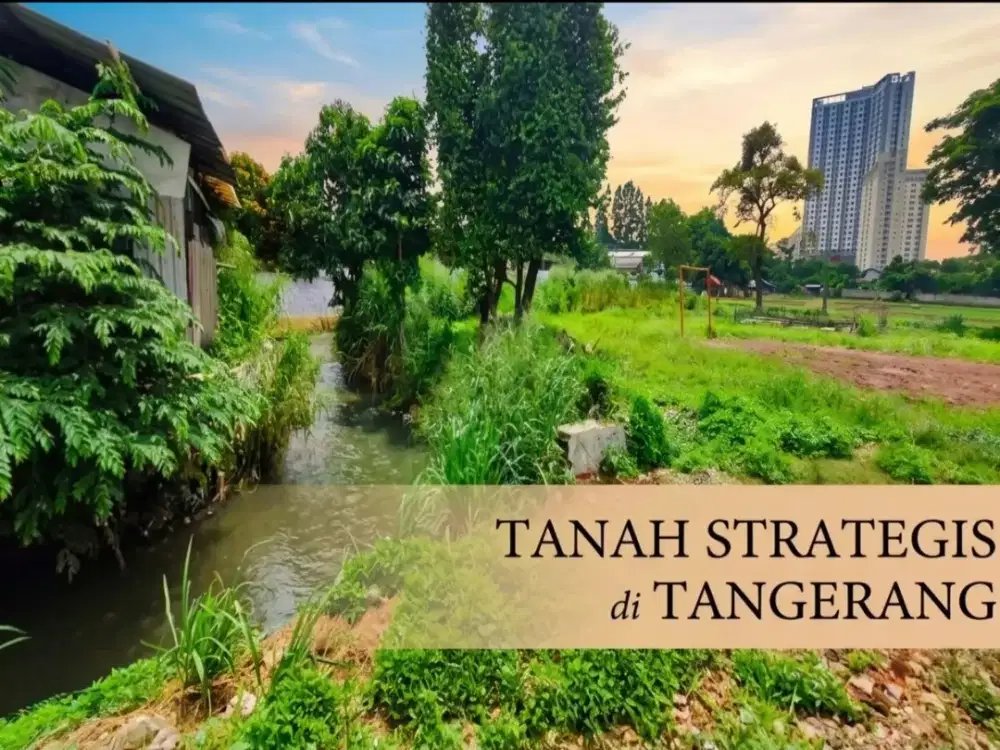 Lelang Tanah Luas Strategis Di Area Komersial Cimone Karawaci Kota Tangerang