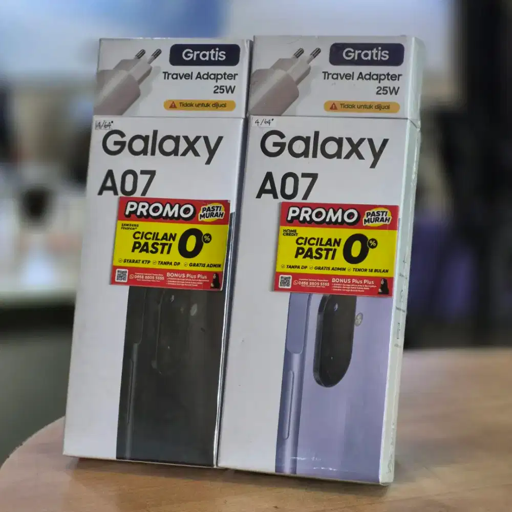 SAMSUNG A07 4+4/64 PROMO KREDIT CUMA 100RB