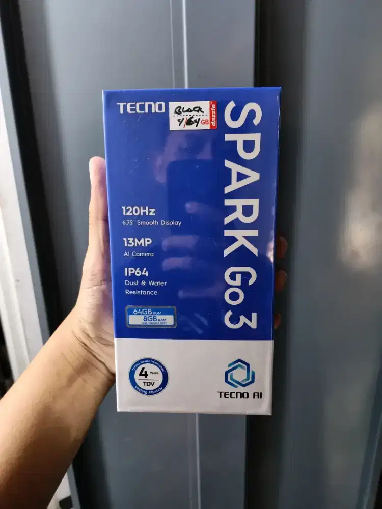 TECNO SPARK GO 3 4/64 BARU