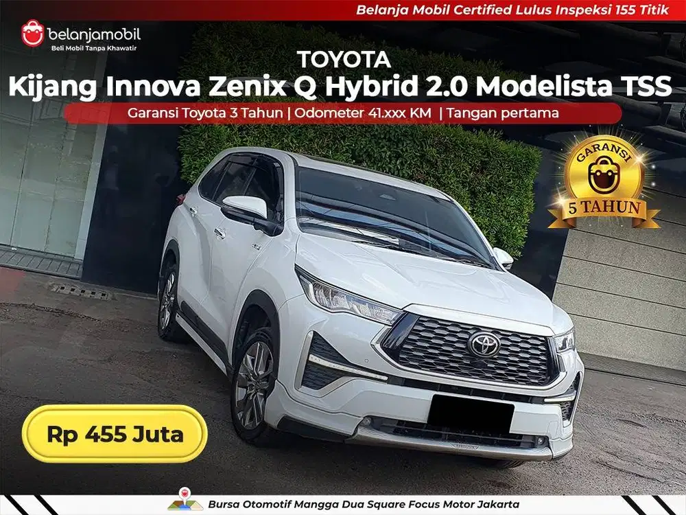 [ BERGARANSI ] Toyota Innova Zenix Q Hybrid Modelista TSS AT 2024/2025