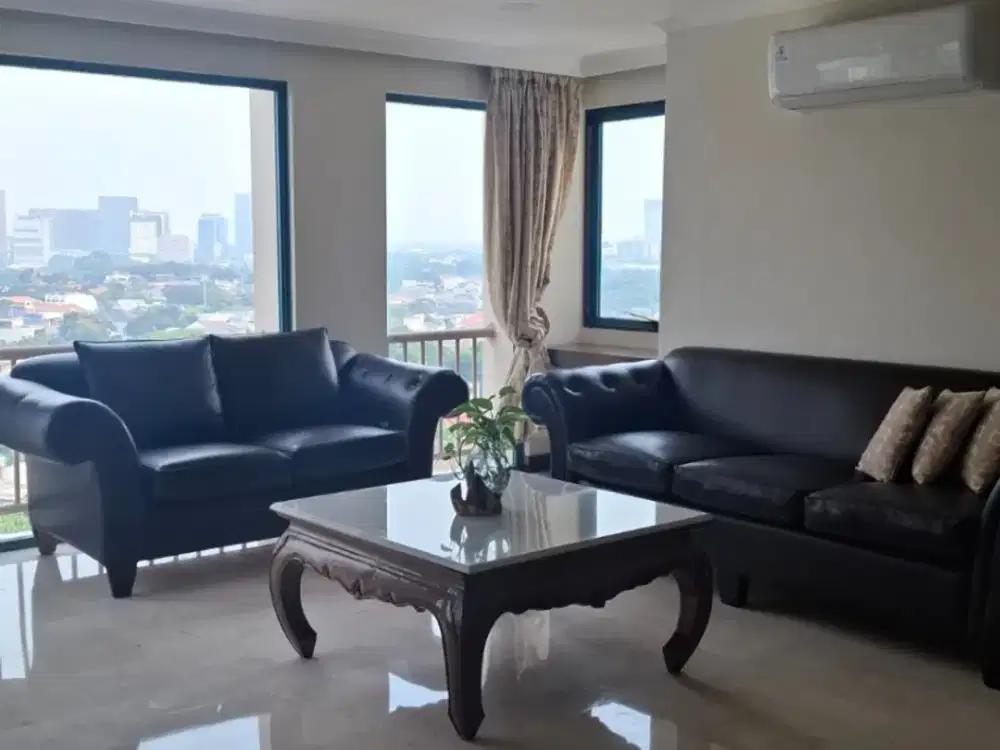 Apartemen Golf Hill Terrace, Pondok Indah, 3Br, 160Sqm, Furnished