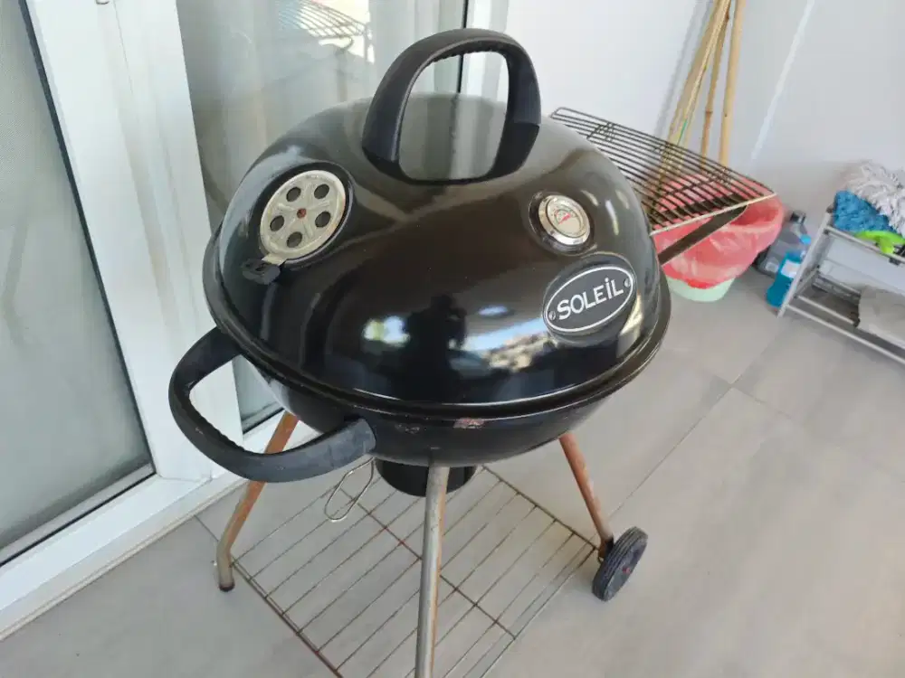 Panggangan Bulat Besar Soleil Ace Hardware Premium Grill Termometer