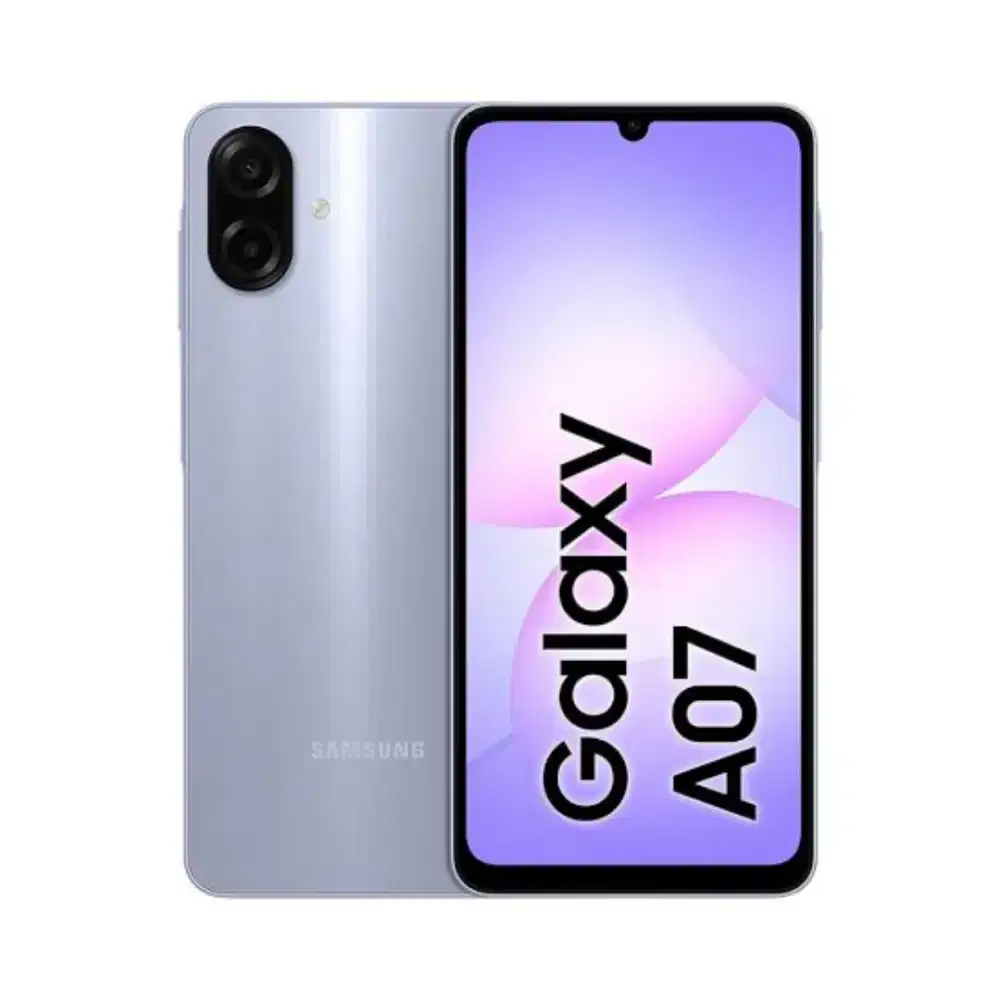 Samsung A07 4/128 black gratis case dan anti gores