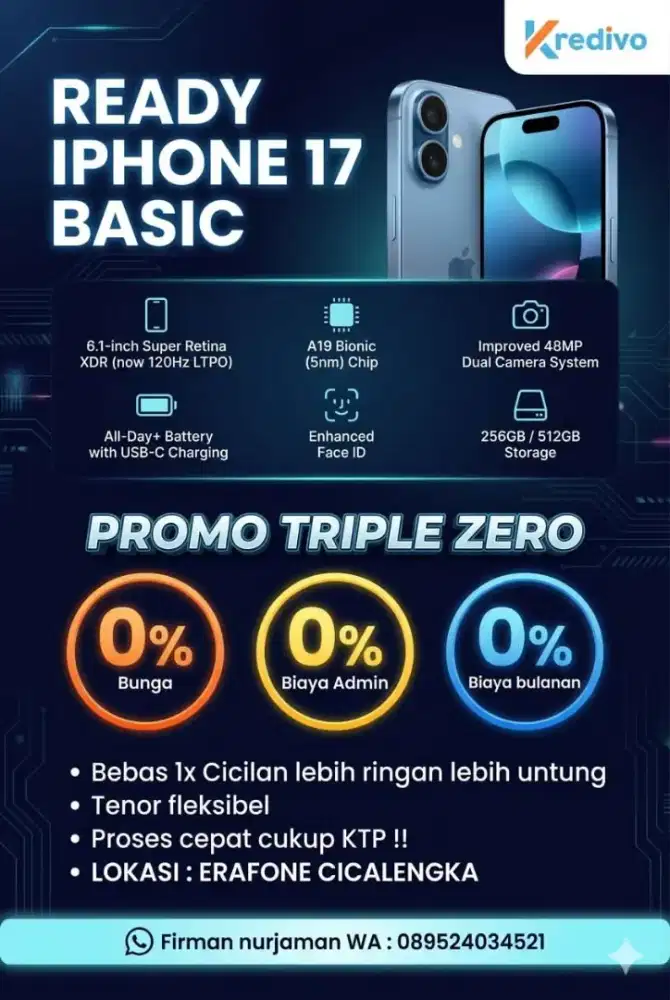 READY IPHONE 17 BASIC