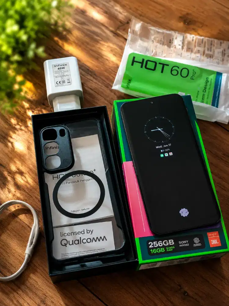 Infinix hot 60 pro plus like new fullset