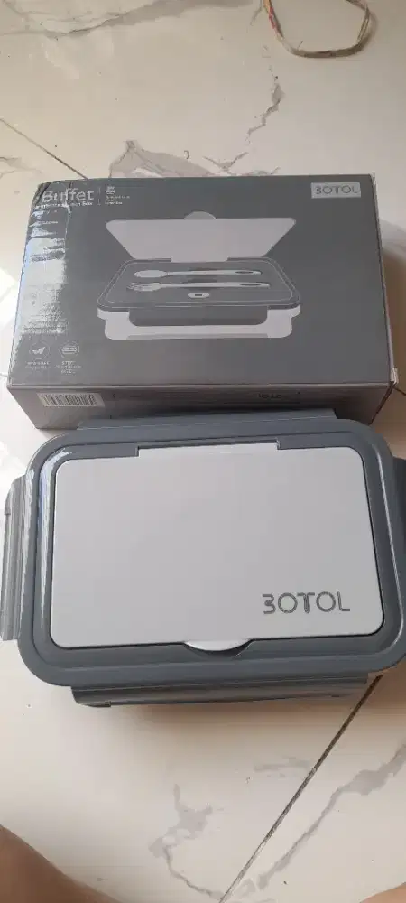 Tempat makan Steel Container inside capasitas 850 ml