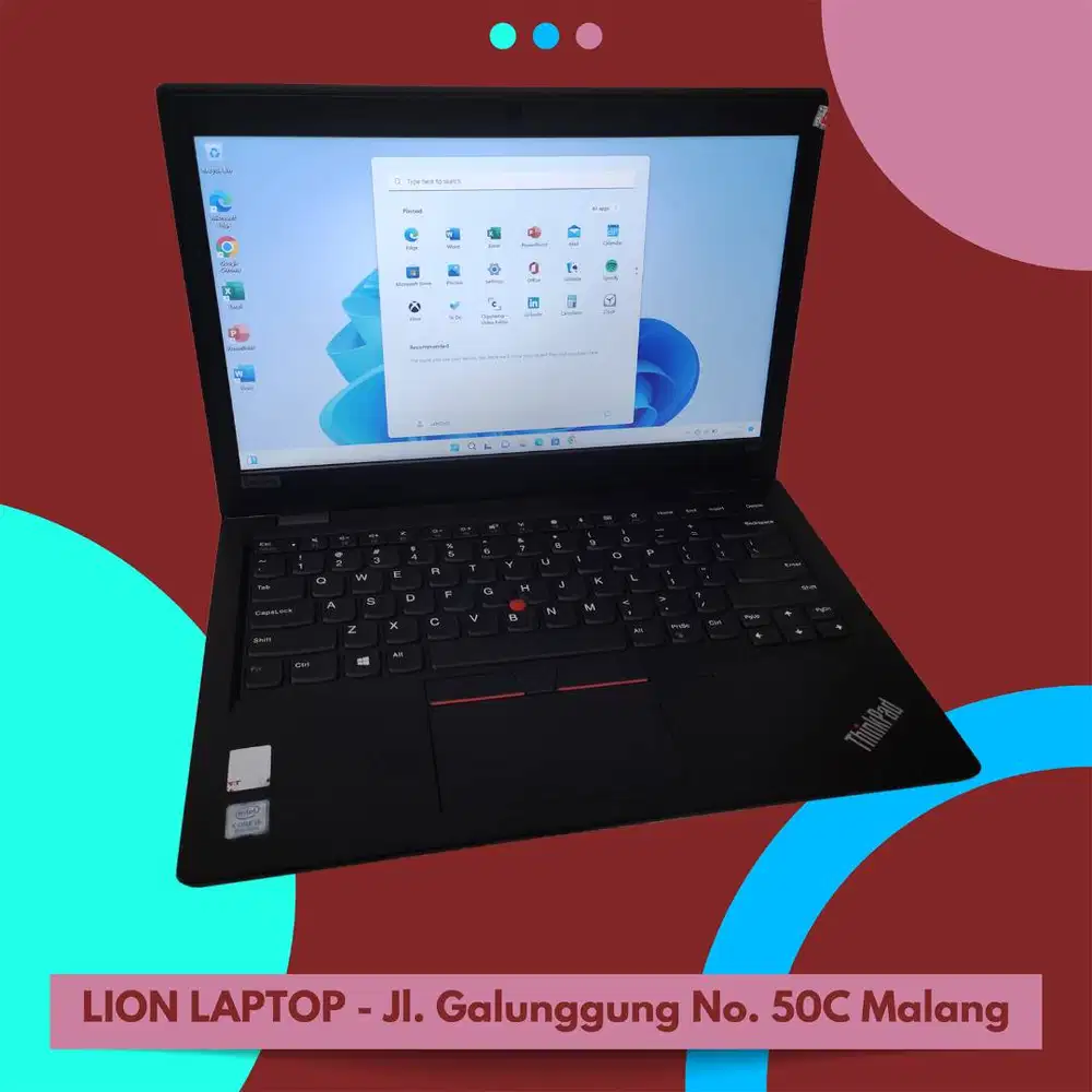 Core i5 Gen 8 RAM 8GB SSD 256GB Lenovo Thinkpad L390 [17|06]