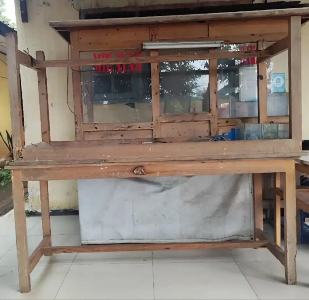 Gerobak bakso dan mie ayam 2 tungku