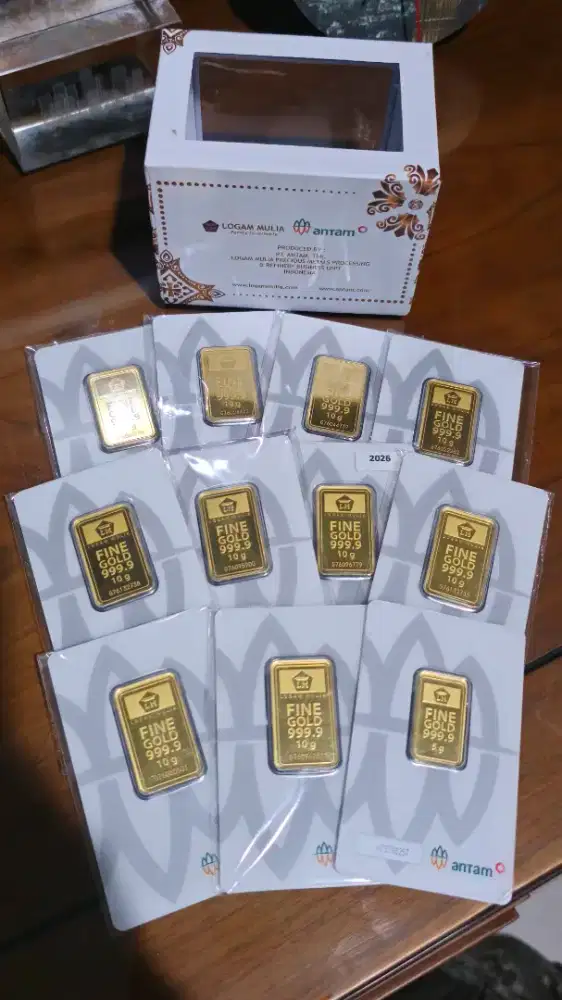 Dijual Emas Antam 2 gr. 3gr. 5gr. 10 gr. 25 gr