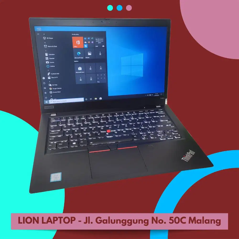RAM 16GB SSD 256GB Core i5 Slim Lenovo Thinkpad T490s [17|06]