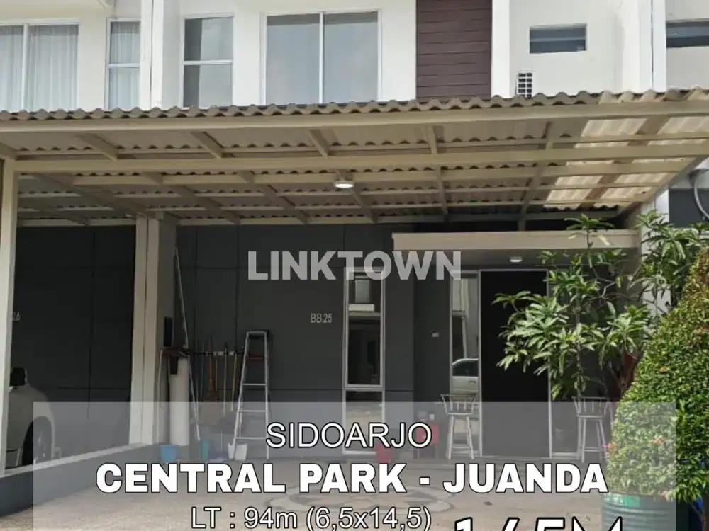 Semi Furnish Rumah 2 Lantai di Central Park Dekat Bandara Juanda