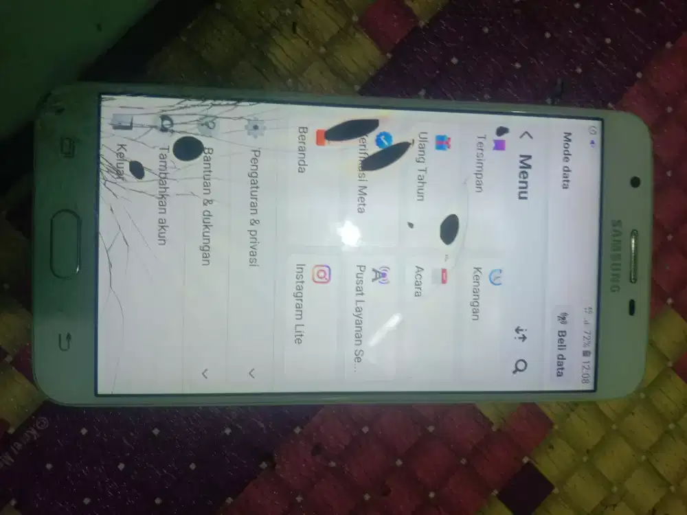 Samsungj7 prem ram 3/32