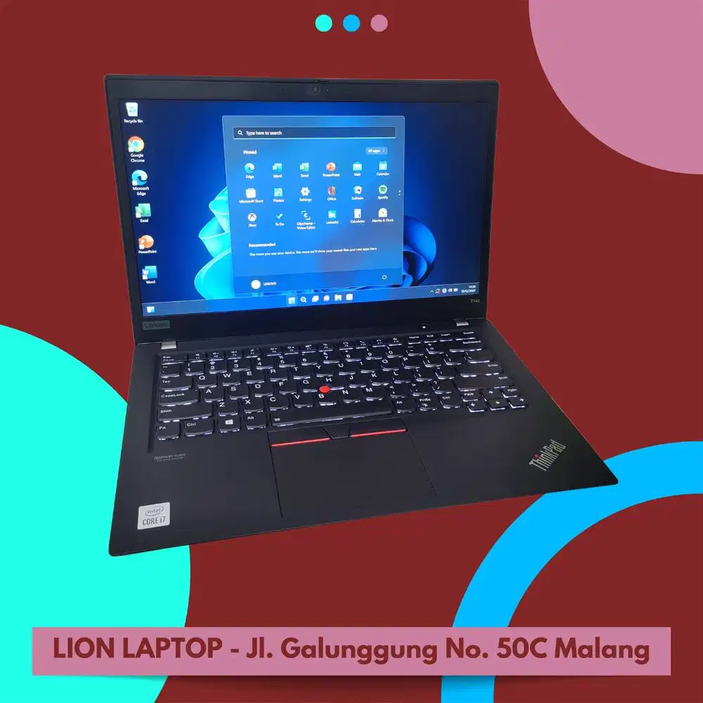 RAM 16GB Core i7 Gen 10 Slim SSD 256GB Lenovo Thinkpad T14S [17|06]