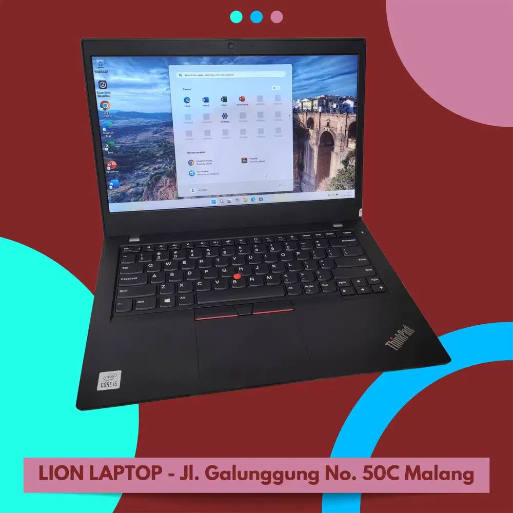 i5 Gen 10 Murah RAM 8GB SSD 256GB Lenovo Thinkpad L14 [17|06]