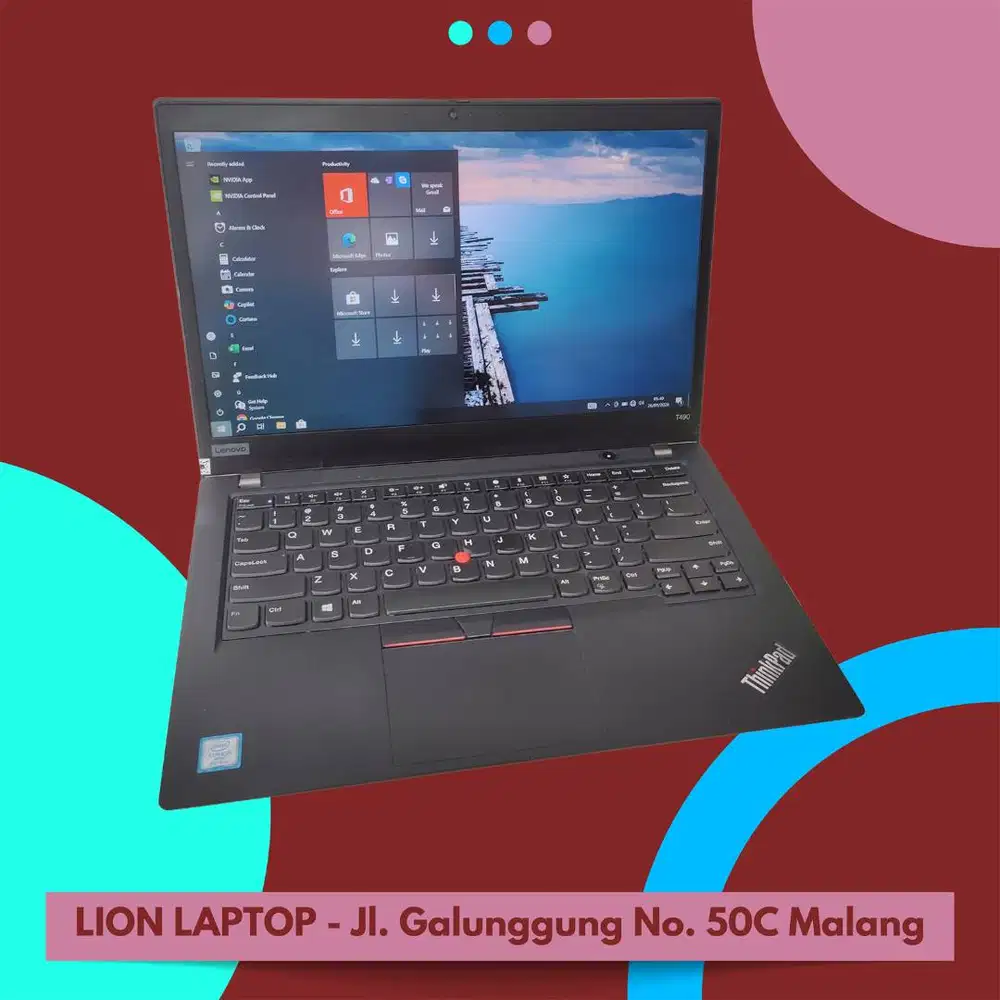 Double VGA NVIDIA Core i5 8/256 Slim Lenovo Thinkpad T490 [17|06]