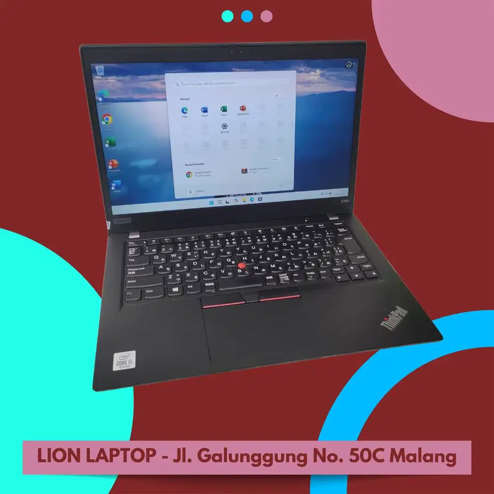 i5 GEN 10 Murah RAM 8GB Lenovo Thinkpad X390 [17|06]