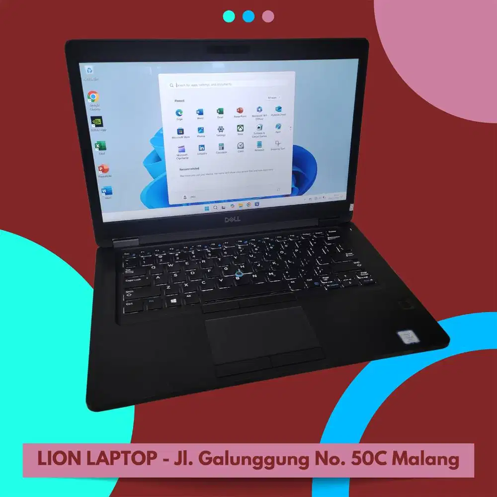 Core i7 Double VGA RAM 8GB SSD Dell Latitude 5491 [17|06]