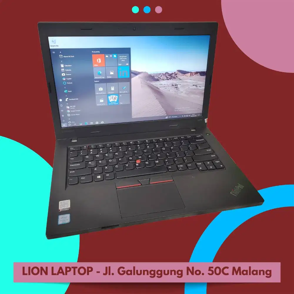 Double VGA Core i5 RAM 8 SSD Lenovo Thinkpad L470 [17|06]