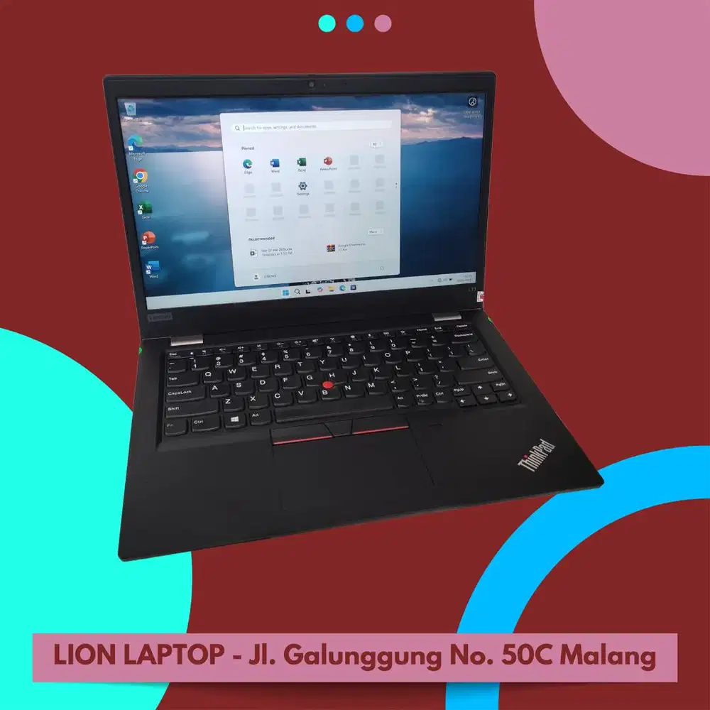 i5 Gen 10 Slim RAM 8GB SSD 256GB Lenovo Thinkpad L13 [17|06]