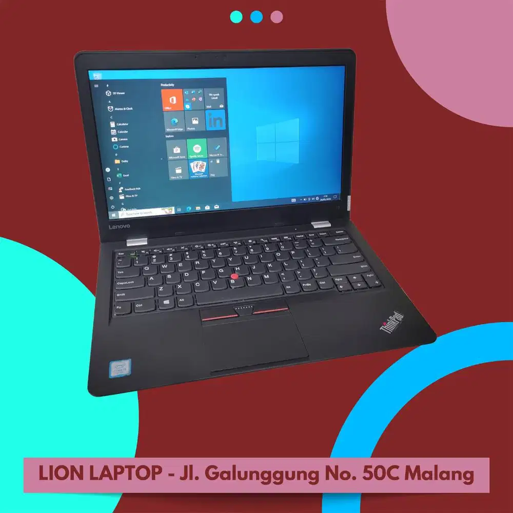 Core i3 Gen 7 Murah RAM 8GB SSD 256GB Lenovo Thinkpad 13 [17|06]