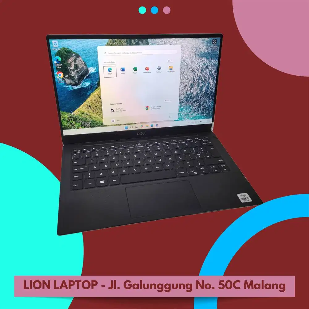Slim & Ringan Core i5 gen 10 RAM 8 SSD 256 DELL XPS 13 7390 [17|06]