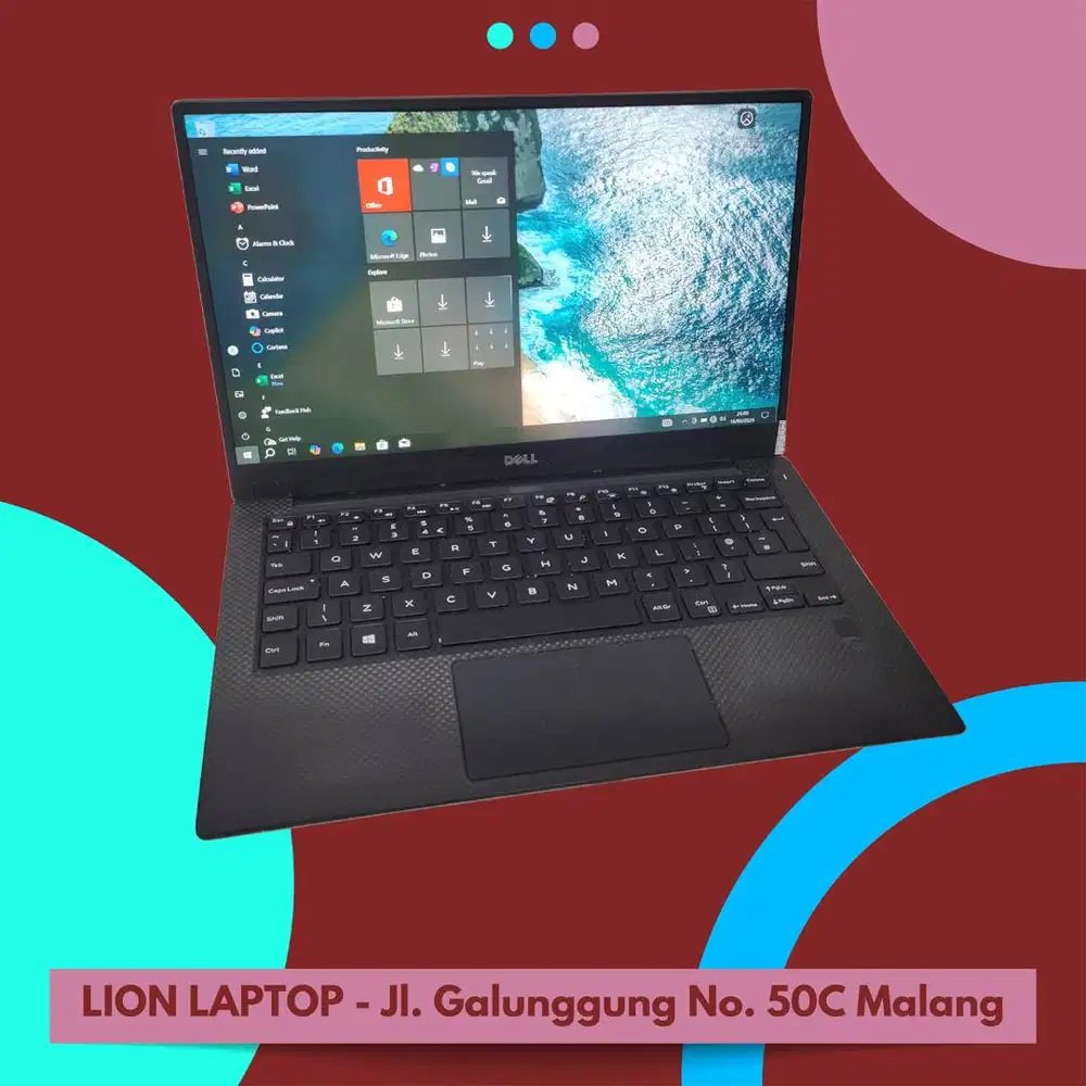 Slim & Ringan Core i7 RAM 8 SSD 256 DELL XPS 13 9360 [17|06]