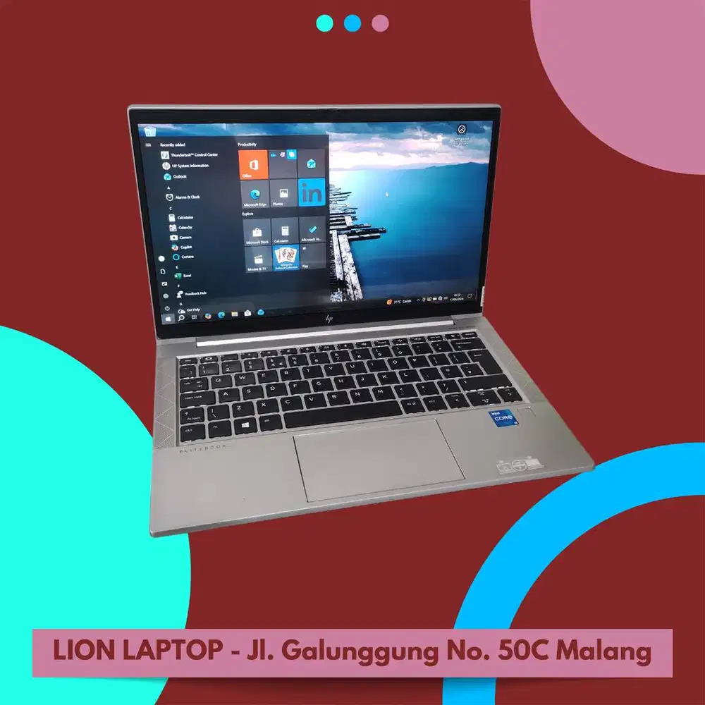 Alumunium Body Core i5 Gen 11 8/256 Slim HP Elitebook 830 G8 [17|06]