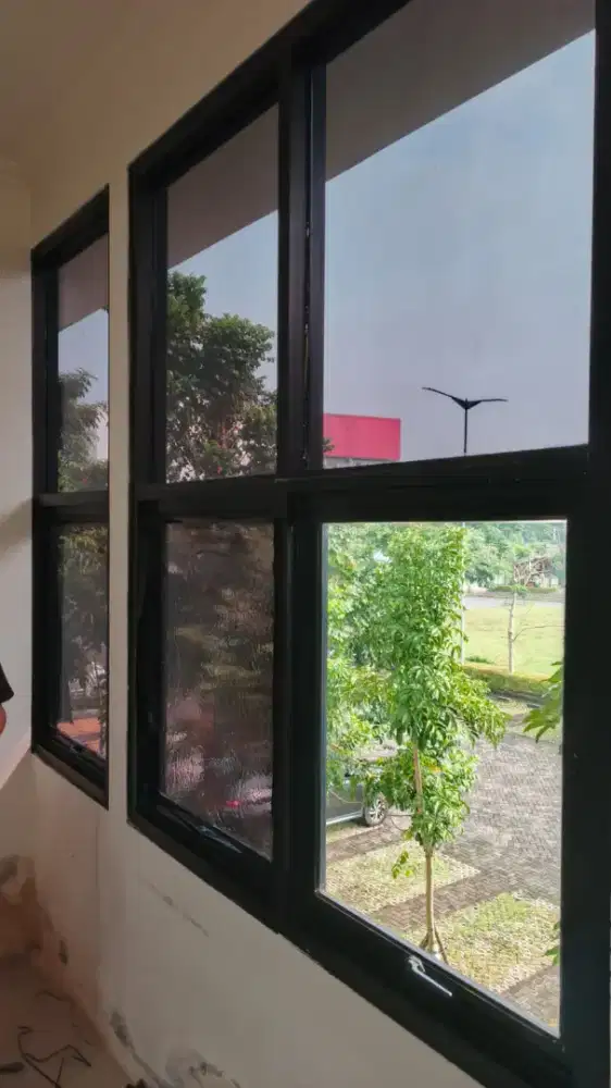 Kaca Film riben hitam oneway kacafilm unt  jendela kantor ruang rumah