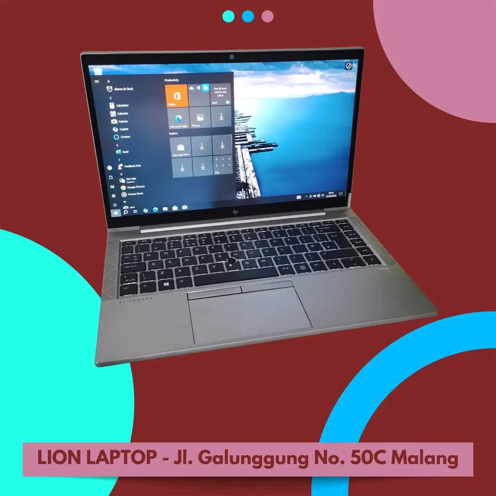 Alumunium Body Core i5 Gen 10 8/256 Slim HP Elitebook 830 G7 [17|06]