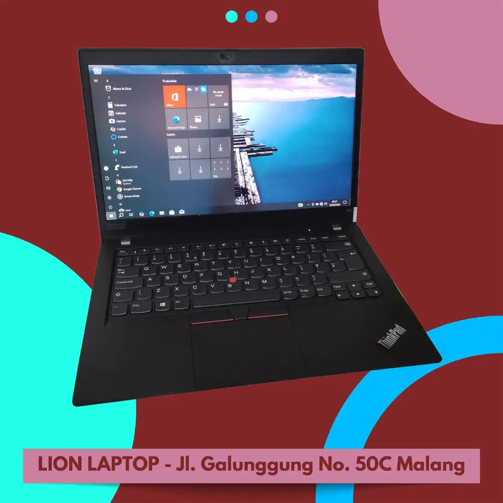 RYZEN 7-5850U (8 CORE) RAM 16GB SSD 256GB Desain/Gaming Lenovo Thinkpa