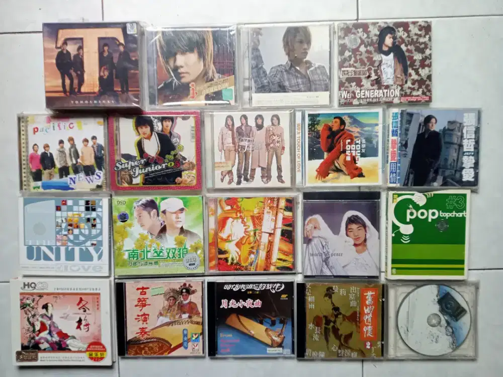 CD Audio / DVD / VCD Original : Lagu Mandarin / Jepang / dll