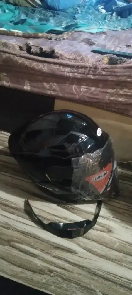 helm HKM baru bos buka seken barang baru , ukuran L