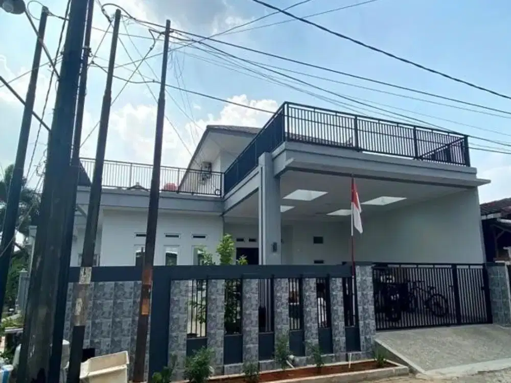 Jual Rumah Mewah dan tingkat dikota bekasi Taman harapan baru hanya 1,5 Milyar (B0422)