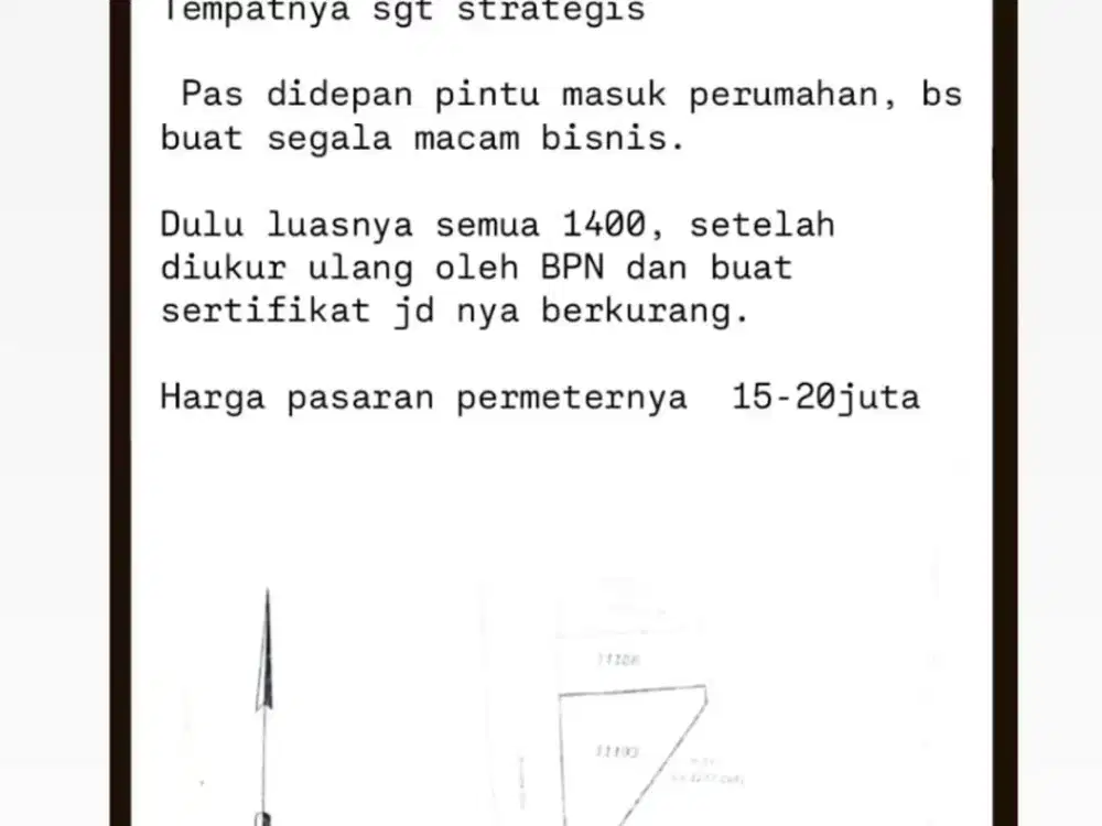 Dijual Tanah Lokasi Kresek, Jakarta Barat
