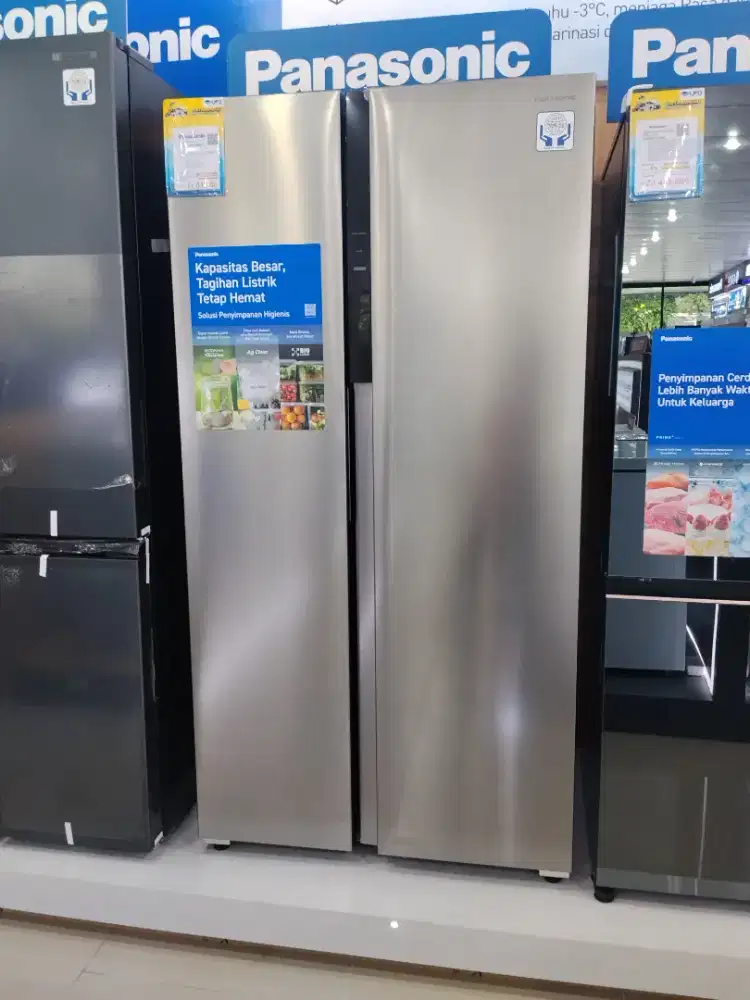 PANASONIC Kulkas Side by side - bisa kredit tanpa admin
