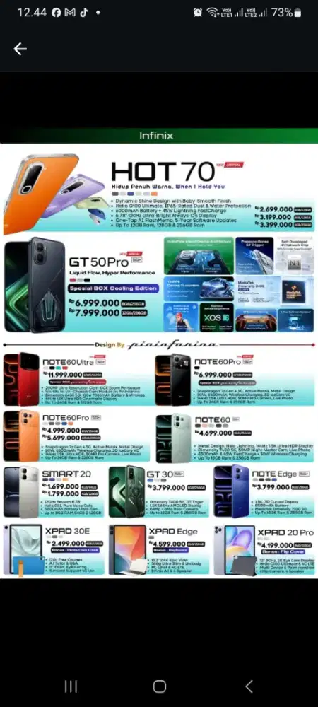 INFINIX NOTE 60Pro 12/256