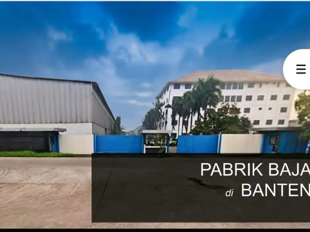 Lelang Murah Pabrik Besi Di Kawasan Industri Millenium Tangerang Banten